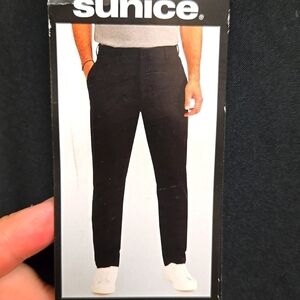 Sunice Black Men's Performance Pants